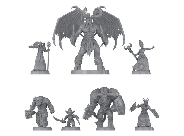 D&D x World of Warcraft Miniatures Set 1 Dungeons & Dragons 