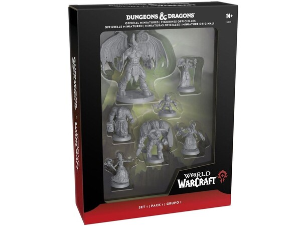 D&D x World of Warcraft Miniatures Set 1 Dungeons & Dragons 