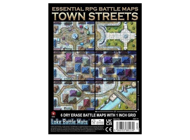 Essential RPG Battle Maps Town Streets 