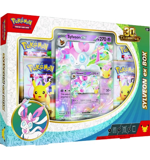 Pokemon 30th Celebration Sylveon ex Box