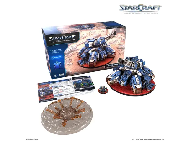 Starcraft Terran Siege Tank Tabletop Miniatures Game 