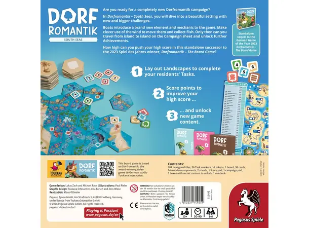 Dorfromantik The South Seas Brettspill 