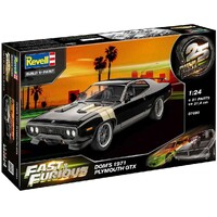 Fast & Furious Doms 1971 Plymouth GTX Revell 1:24 Byggesett
