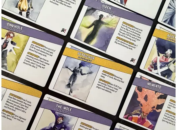 Origin Story Heroes & Villains Expansion Utvidelse til Origin Story 