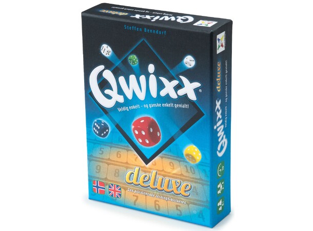 Qwixx Deluxe Terningspill Norsk + Engelsk utgave 