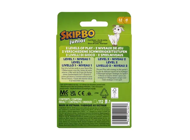 Skip-Bo Junior Refresh Kortspill Norsk utgave 