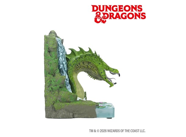 D&D Bokstöd Green Dragon 18cm Dungeons & Dragons 