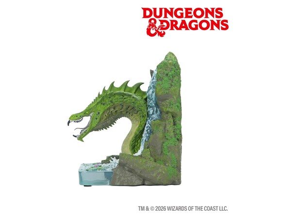D&D Bokstøtte Green Dragon 18cm Dungeons & Dragons 