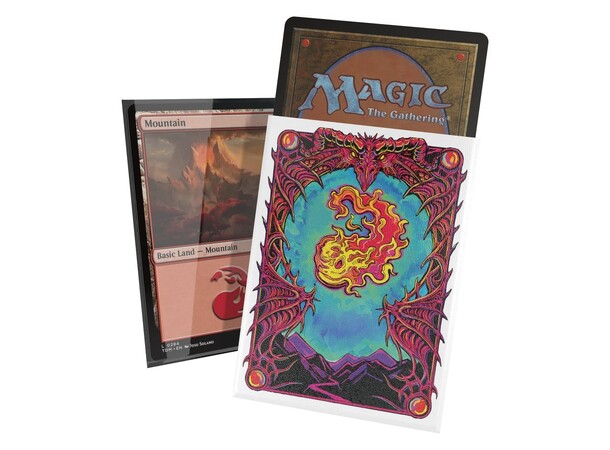 Magic Art Sleeves Mana Token Mountain Ultimate Guard 