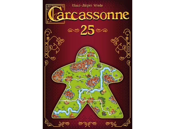 Carcassonne 25th Anniv Ed Brettspill Norsk utgave - 25th Anniversary Edition 