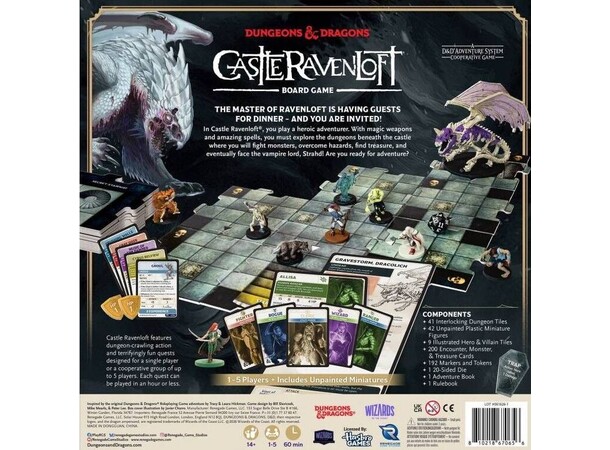 D&D Castle Ravenloft Board Game Brettspill 