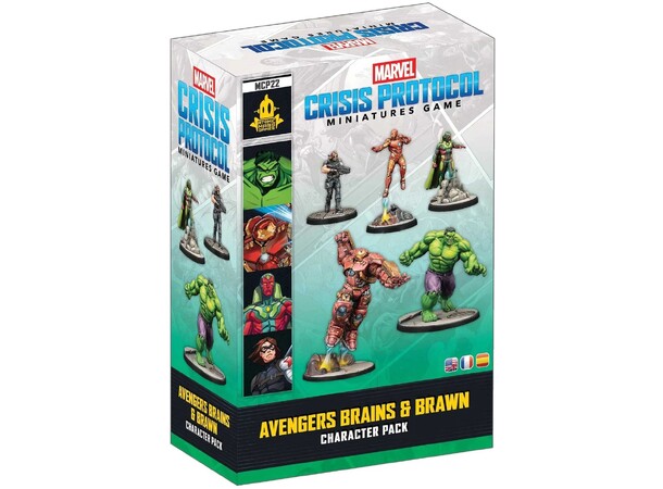 Marvel Crisis Protocol Avengers Brains and Brawns Character Pack 