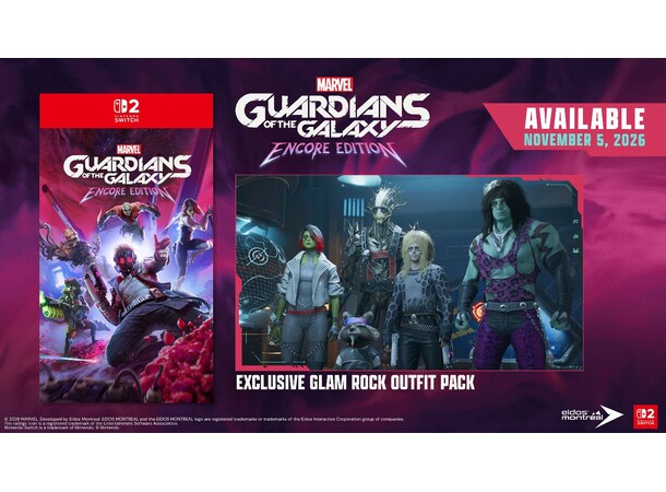 Marvels Guardians of the Galaxy Switch 2 Encore Edition 