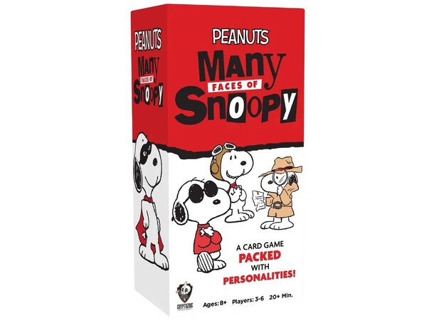 Peanuts Many Faces of Snoopy Kortspill 