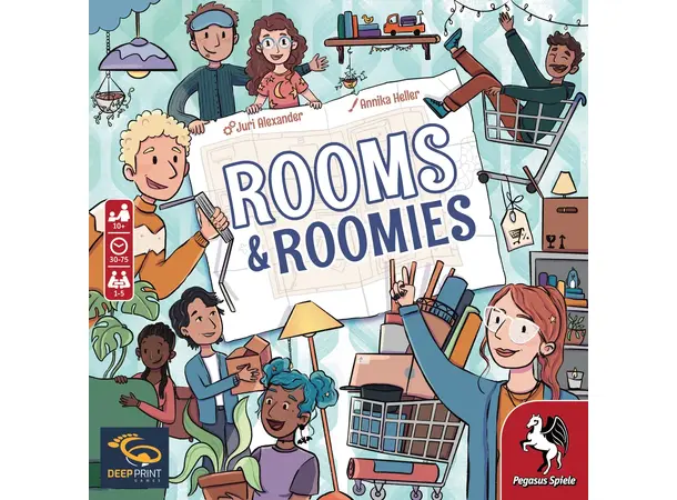 Rooms & Roomies Brettspill 