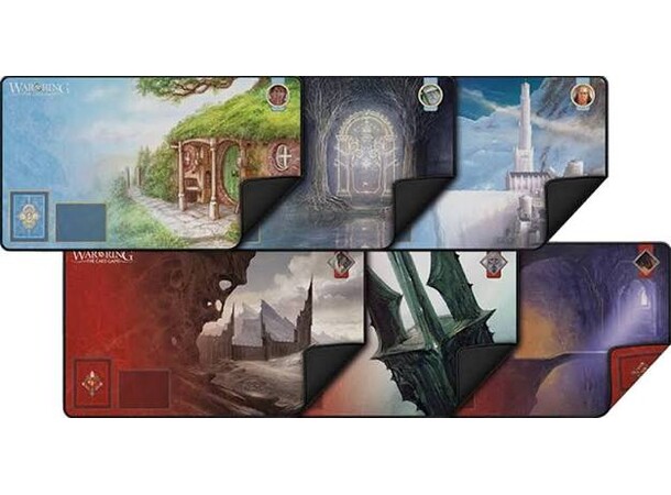 War of the Ring Deluxe Game Mat Set Spillmatte War of the Ring The Card Game 