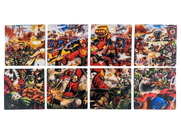 Blood Angels Coaster Set Warhammer 40K 