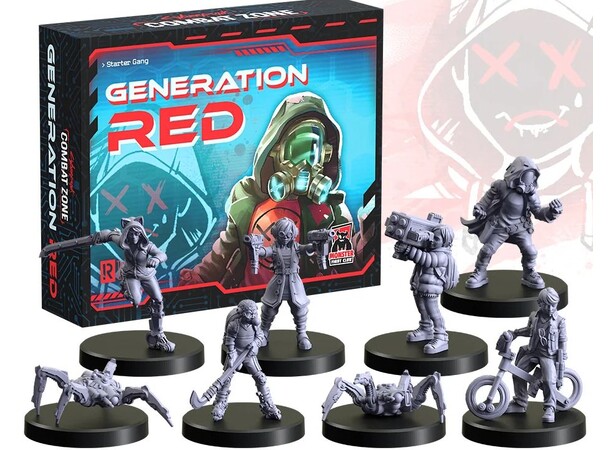 Cyberpunk Red CZ Generation Red Starter Gang - Combat Zone 