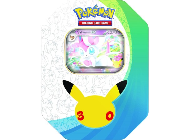Pokemon 30th Celebration Tin Box #1 Sylveon ex 