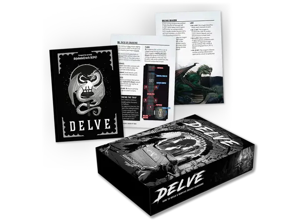 Shadowdark RPG DELVE Delvers Box 