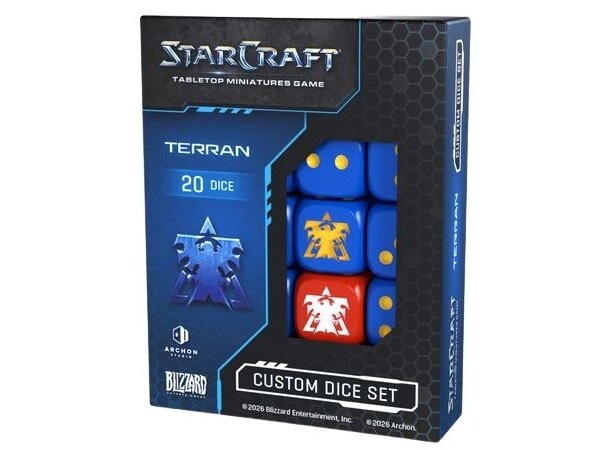 StarCraft Terran Dice Set Tabletop Miniatures Game 