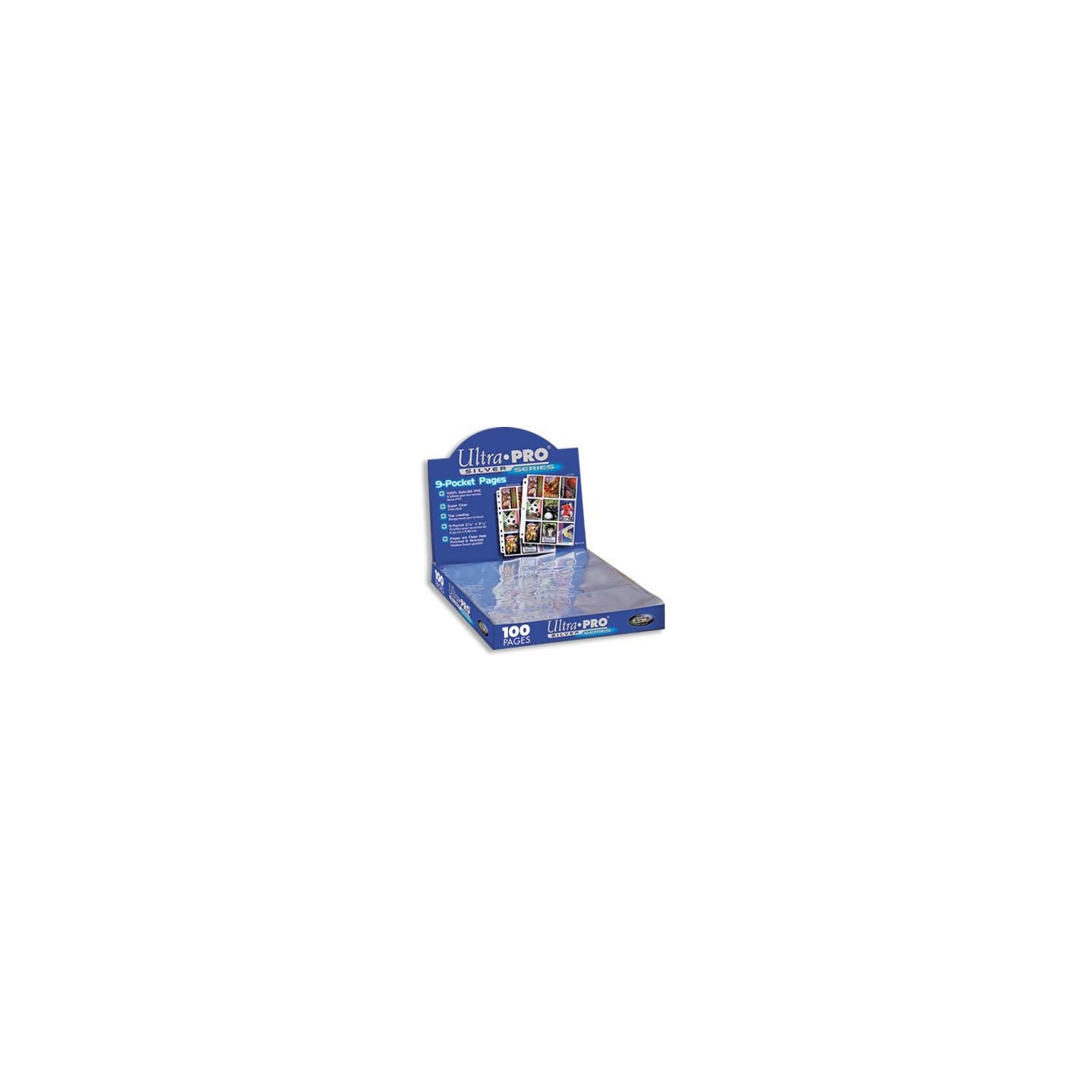 Plastlomme 9-pocket UltraPro Silver X100