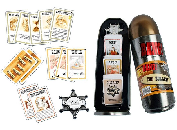 Bang! The Bullet Special Ed Kortspill Hovedspill + 3 utvidelser + ekstra kort 