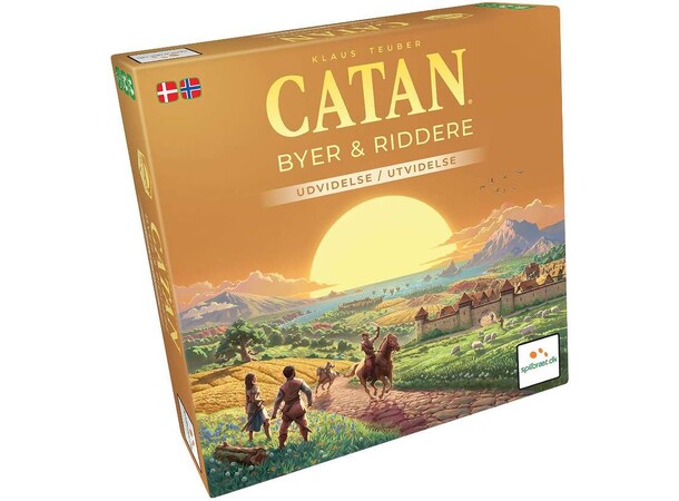 Catan Utvidelse - Byer & Riddere 3-4 Norsk utgave 