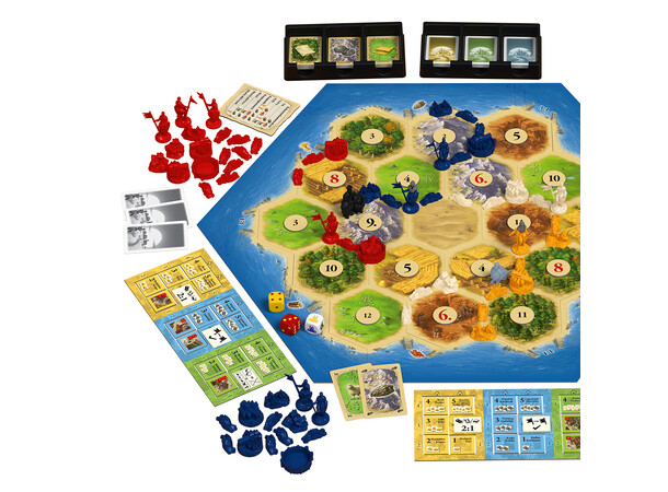 Catan Utvidelse - Byer & Riddere 3-4 Norsk utgave 