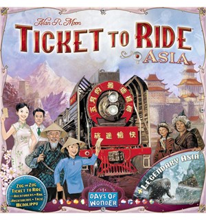 Ticket to Ride Map Coll 1 Asia Expansion Map Collection Volume 1 