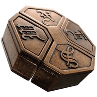 Cast Puzzle 6/6 News Hjärngympa i metall Svårighetsgrad 6/6