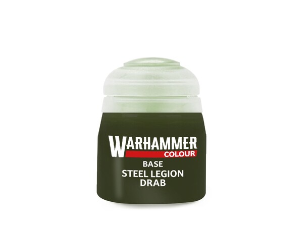 Warhammer Colour Base Steel Legion Drab Tidligere Citadel Colour 
