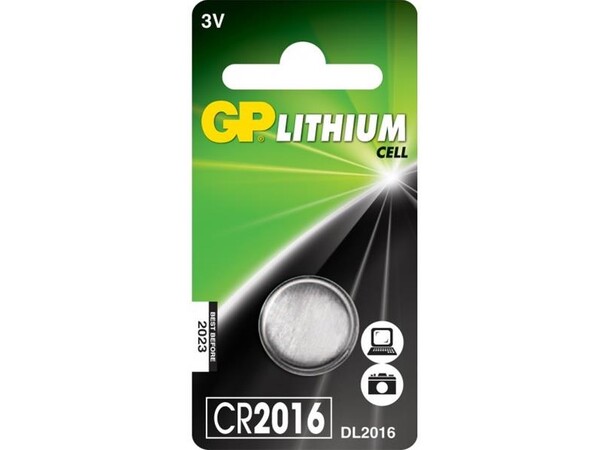 Batteri Minicell CR 2016 GP 