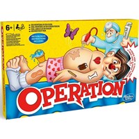 Operation Brettspill Spillet der du må være stø på hånden!