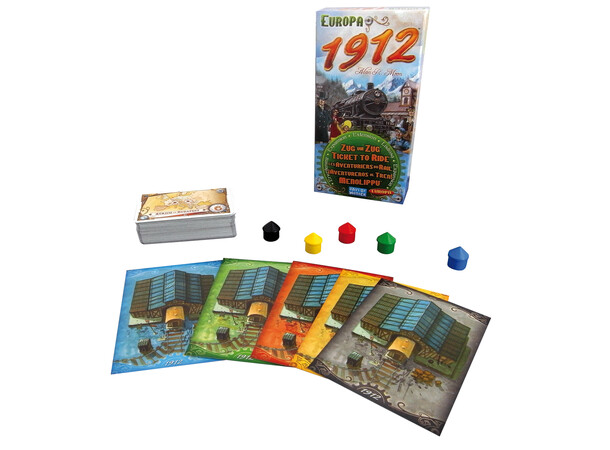 Ticket to Ride Europa 1912 Expansion Expansion till Ticket to Ride 