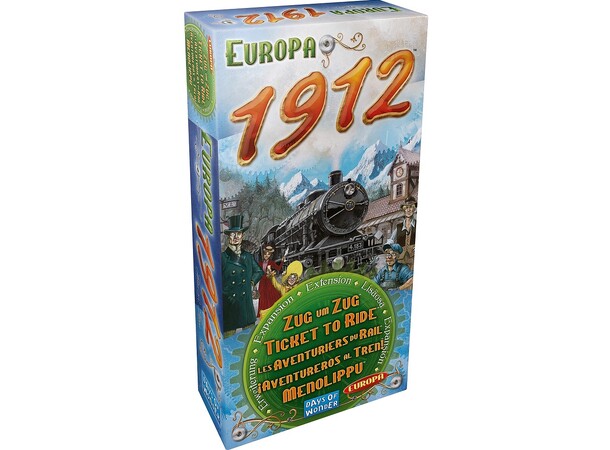 Ticket to Ride Europa 1912 Expansion Expansion till Ticket to Ride 