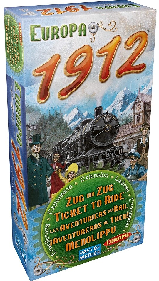 Ticket to Ride Europa 1912 Utvidelse Ticket to Ride Expansion