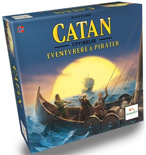 Catan Eventyrere & Pirater Norsk Utvid 2-4 spillere utvidelse 