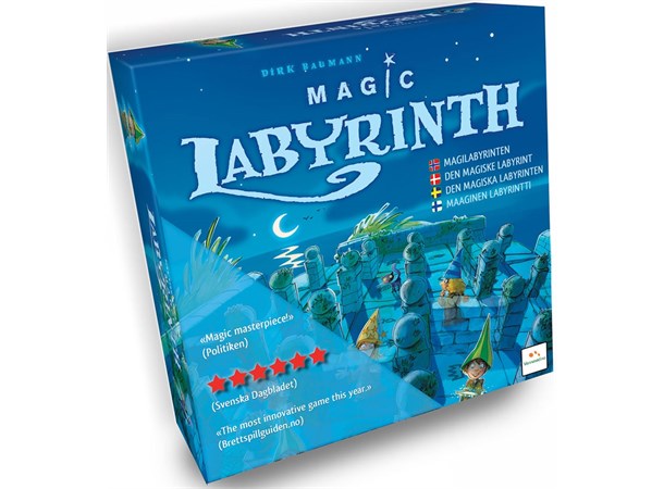 Magilabyrinten Brettspill Norsk utgave Magic Labyrith