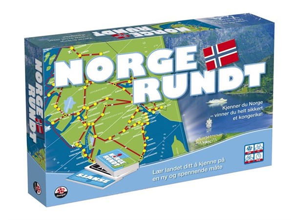 Norge Rundt Brettspill Brettspill for hele familien