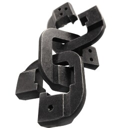 Cast Puzzle 6/6 Chain Hjernetrim Vanskelighetsgrad 6/6