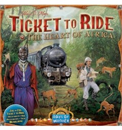 Ticket to Ride Map Coll 3 Heart Africa The Heart of Africa - Tilleggspakke