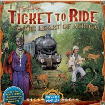 Ticket to Ride Map Coll 3 Heart Africa The Heart of Africa - Tilleggspakke