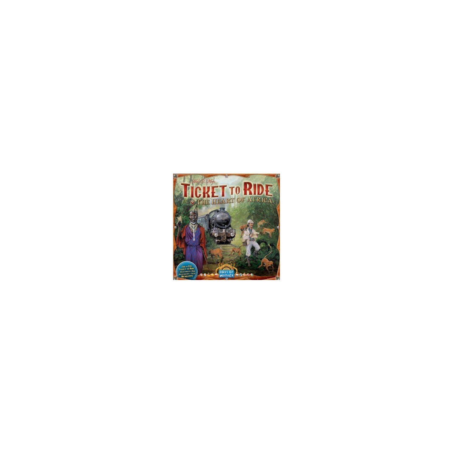 Ticket to Ride Map Coll 3 Heart Africa The Heart of Africa - Tilleggspakke