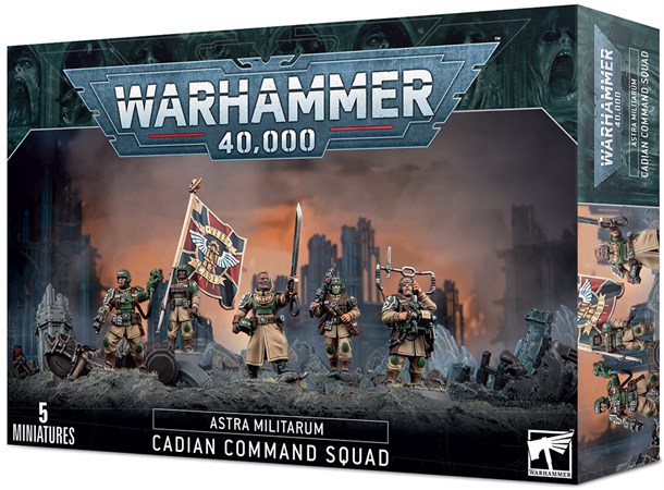 Astra Militarum Cadian Command Squad Warhammer 40K