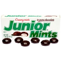 Junior Mints Sjokolade Peppermynte 52g Peppermynte-krem med mørk sjokolade