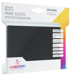 Sleeves Prime Svart x100 stk 66x91 Gamegenic Kortbeskytter/DeckProtect