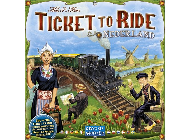 Ticket to Ride Map Coll 4 Nederland Map Collection 4 - Utvidelse