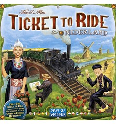Ticket to Ride Map Coll 4 Nederland Map Collection 4 - Utvidelse