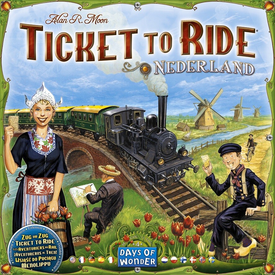 Ticket to Ride Map Coll 4 Nederland Map Collection 4 - Utvidelse